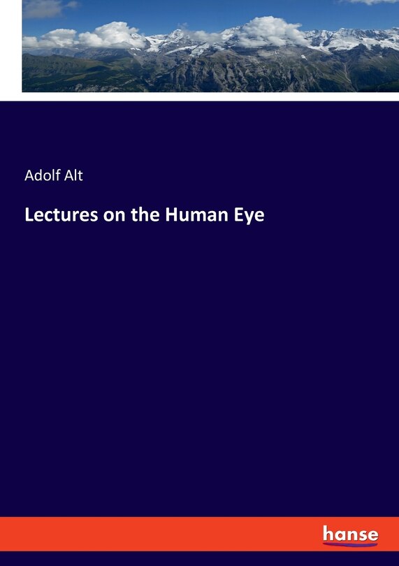 Couverture_Lectures on the Human Eye