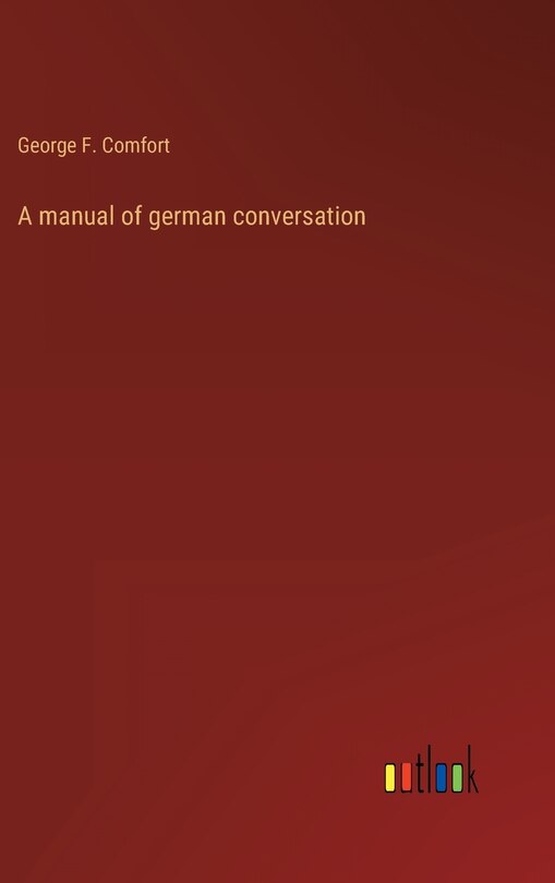 Couverture_A manual of german conversation