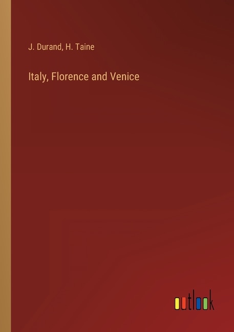 Front cover_Italy, Florence and Venice