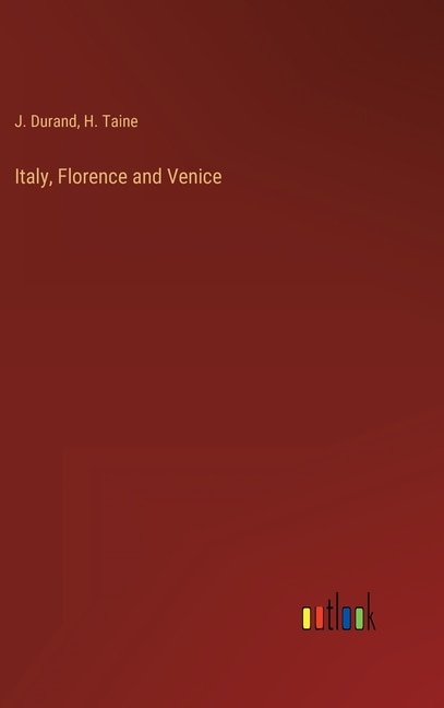 Front cover_Italy, Florence and Venice