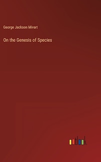 Front cover_On the Genesis of Species