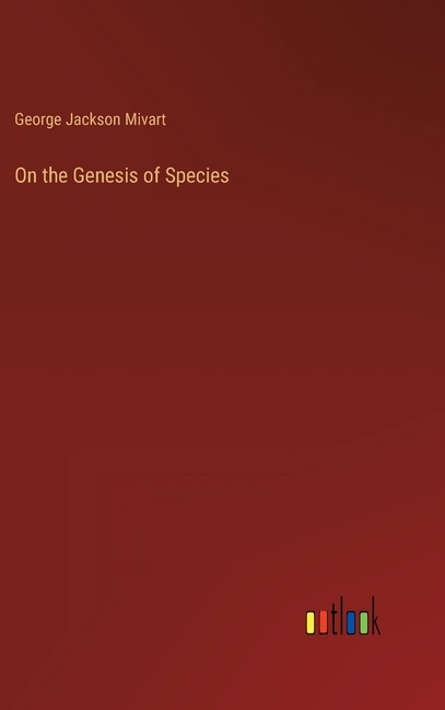 Front cover_On the Genesis of Species