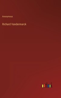 Front cover_Richard Vandermarck