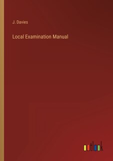 Front cover_Local Examination Manual
