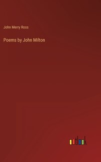 Front cover_Poems by John Milton