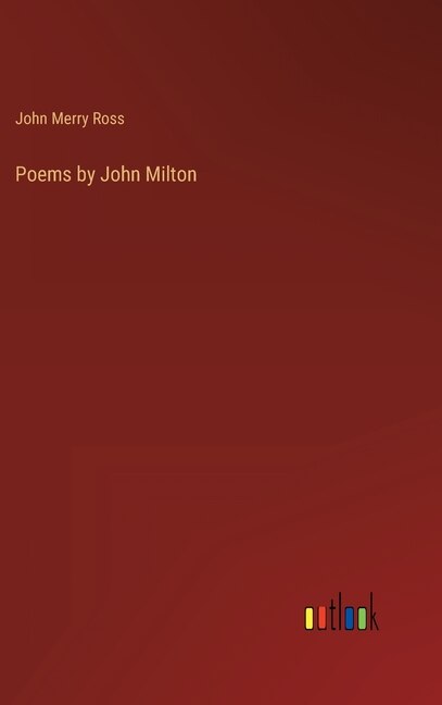 Front cover_Poems by John Milton