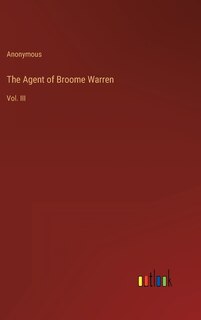 Front cover_The Agent of Broome Warren