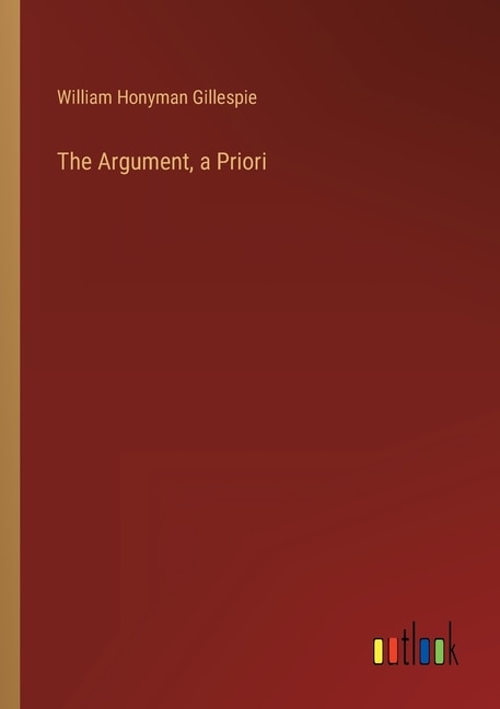Couverture_The Argument, a Priori