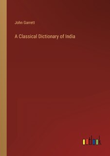 Front cover_A Classical Dictionary of India