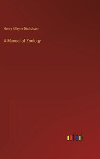 Front cover_A Manual of Zoology