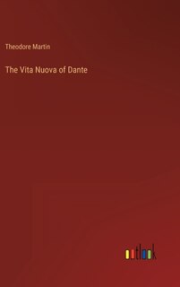 Front cover_The Vita Nuova of Dante