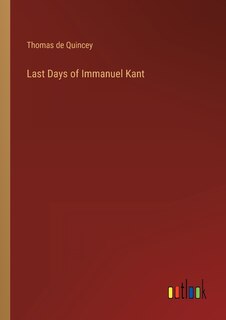 Front cover_Last Days of Immanuel Kant