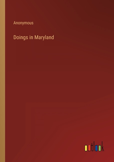 Front cover_Doings in Maryland