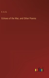 Couverture_Echoes of the War, and Other Poems