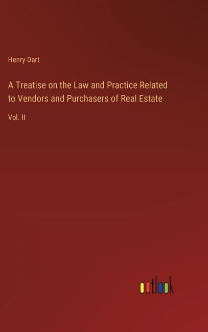 Couverture_A Treatise on the Law and Practice Related to Vendors and Purchasers of Real Estate