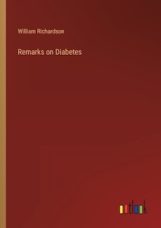 Couverture_Remarks on Diabetes