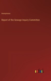 Front cover_Report of the Sewage Inquiry Committee