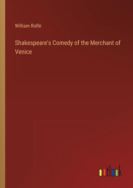 Couverture_Shakespeare's Comedy of the Merchant of Venice