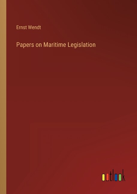 Front cover_Papers on Maritime Legislation