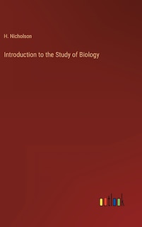 Couverture_Introduction to the Study of Biology