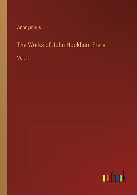 Front cover_The Works of John Hookham Frere