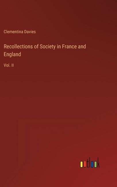 Couverture_Recollections of Society in France and England