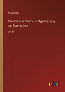 Front cover_The American Journal of Syphilography and Dermatology