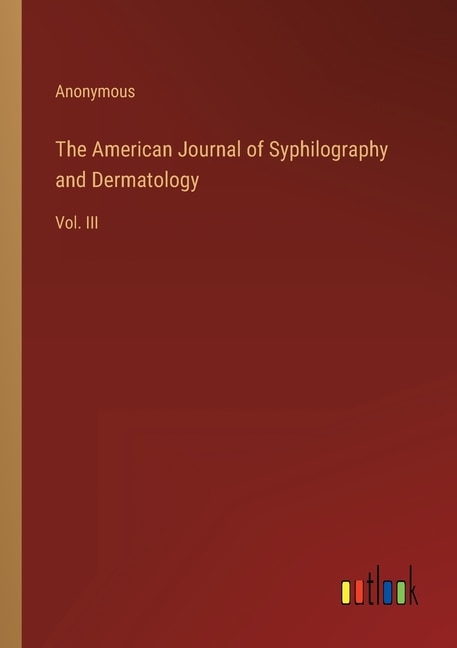 Front cover_The American Journal of Syphilography and Dermatology