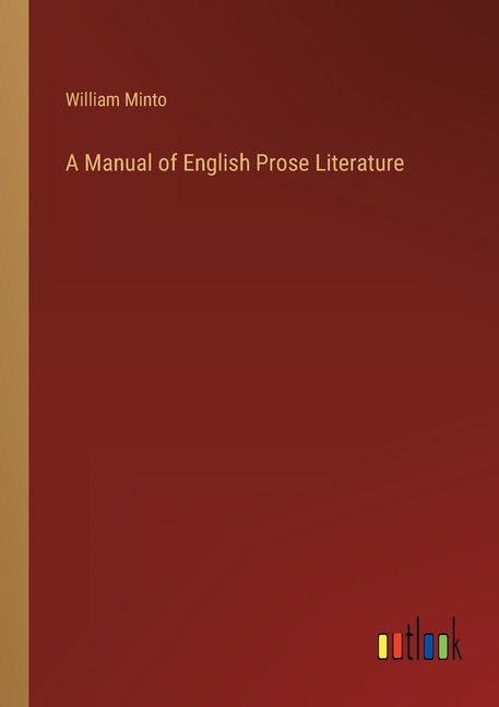 Front cover_A Manual of English Prose Literature