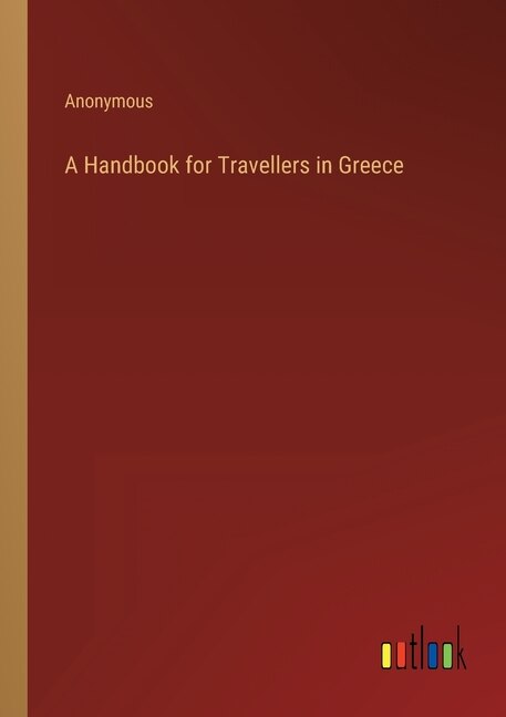 Couverture_A Handbook for Travellers in Greece