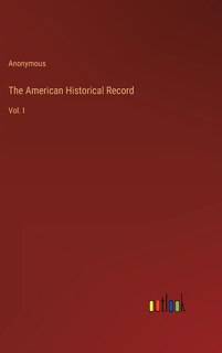 Front cover_The American Historical Record