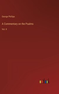 Front cover_A Commentary on the Psalms