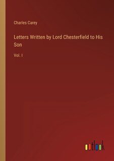 Front cover_Letters Written by Lord Chesterfield to His Son
