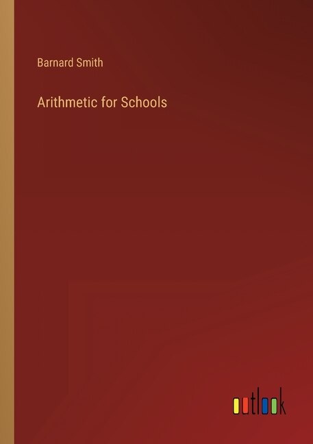 Front cover_Arithmetic for Schools