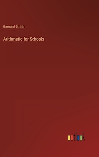 Front cover_Arithmetic for Schools