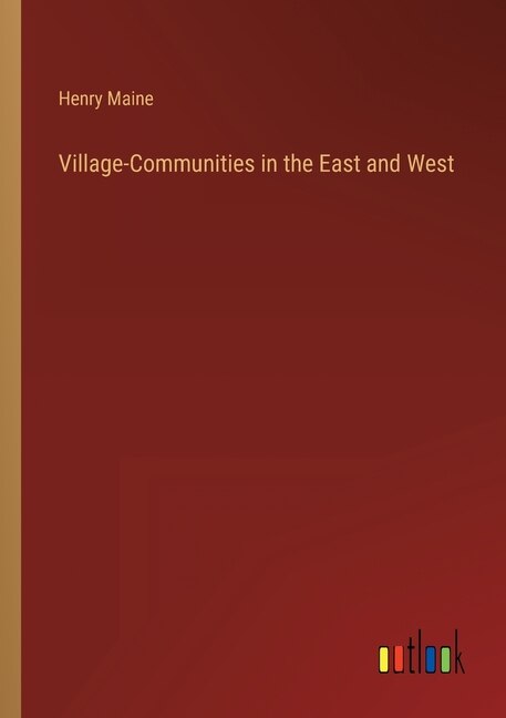 Front cover_Village-Communities in the East and West