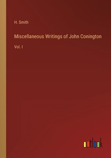 Front cover_Miscellaneous Writings of John Conington