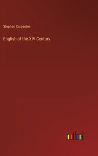 Front cover_English of the XIV Century