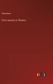 Couverture_First Lessons in Physics