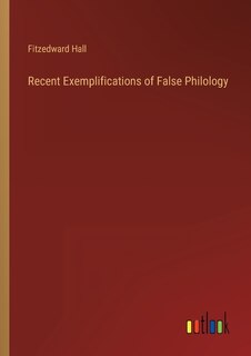 Couverture_Recent Exemplifications of False Philology