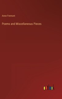 Couverture_Poems and Miscellaneous Pieces