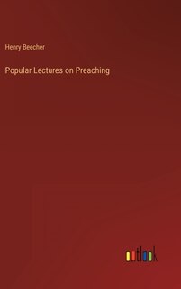 Couverture_Popular Lectures on Preaching