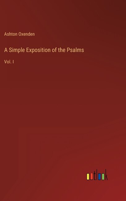 Front cover_A Simple Exposition of the Psalms
