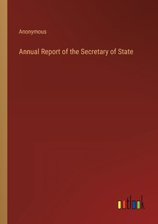 Front cover_Annual Report of the Secretary of State