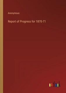 Couverture_Report of Progress for 1870-71
