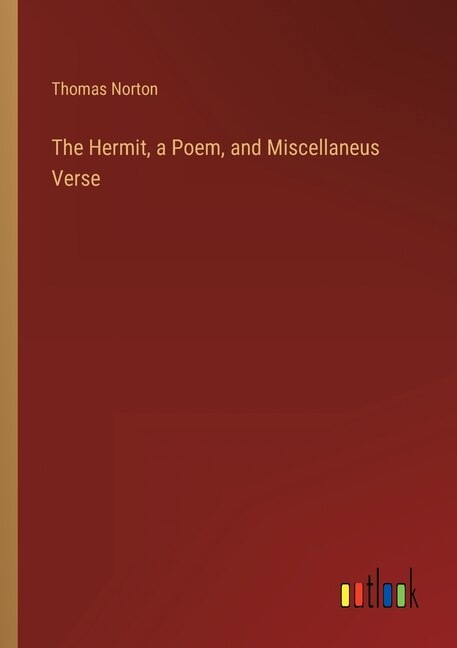Front cover_The Hermit, a Poem, and Miscellaneus Verse