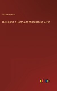 Front cover_The Hermit, a Poem, and Miscellaneus Verse