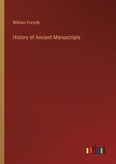 Front cover_History of Ancient Manuscripts