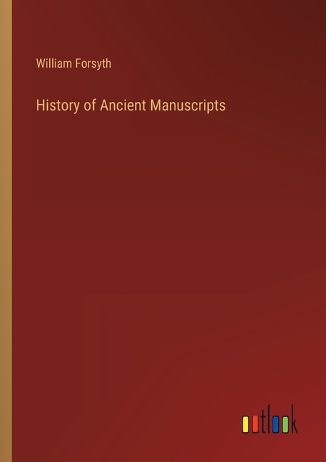 Front cover_History of Ancient Manuscripts