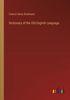 Front cover_Dictionary of the Old English Language